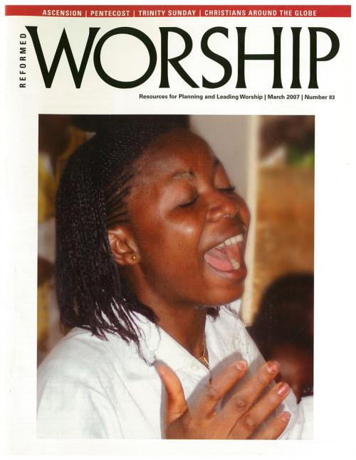 Reformed Worship issue cover