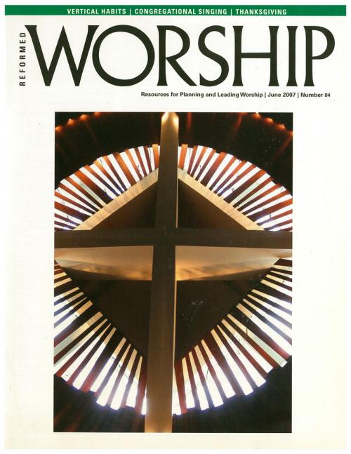 Reformed Worship issue cover