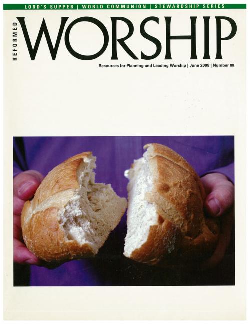 Reformed Worship issue cover